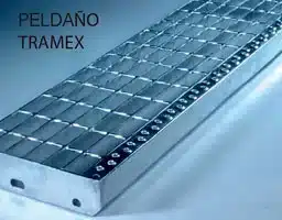Peldaño de escalera Tramex